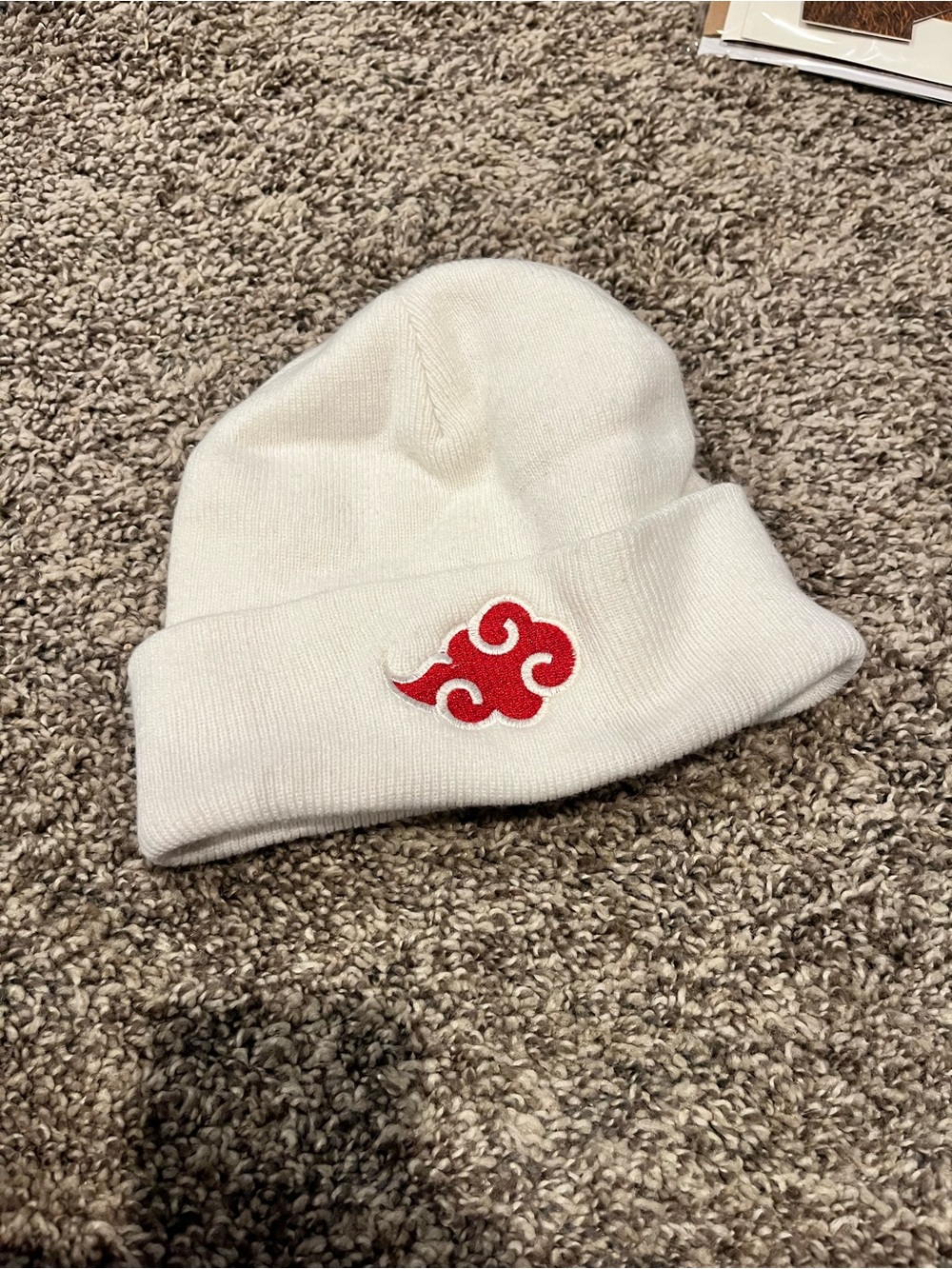 Naruto kids White Beanie Hat